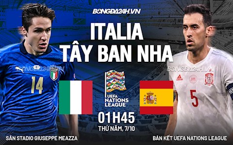 Nhận định Italia vs Tây Ban Nha (1h45 ngày 7/10): Bò tót” hăng máu phục thù