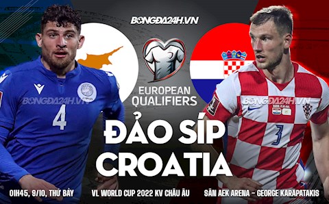 Nhận định, dự đoán Síp vs Croatia 1h45 ngày 9/10 (Vòng loại World Cup 2022)