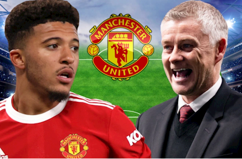 Đây! Đội hình MU khi Jadon Sancho đá hậu vệ phải