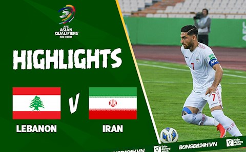 Video Lebanon vs Iran (vòng loại World Cup 2022)