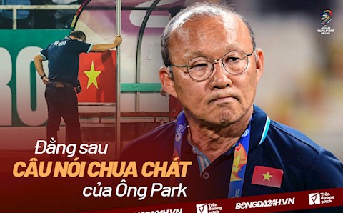 Đằng sau câu nói chua chát của HLV Park Hang Seo