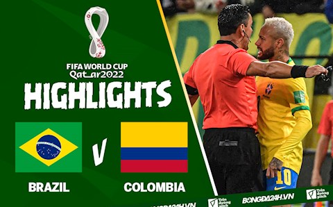 Video tổng hợp: Brazil 1-0 Colombia (Vòng loại World Cup 2022)