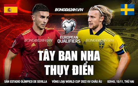 Nhận định Tây Ban Nha vs Thụy Điển (02h45, ngày 15/11): Căng thẳng tột độ