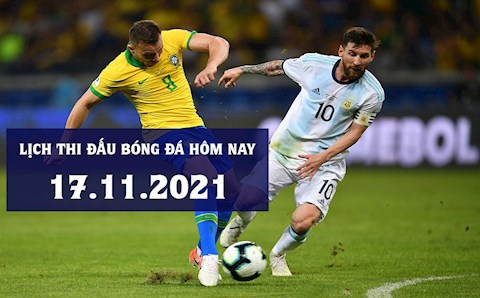 Lịch thi đấu bóng đá hôm nay 17/11: Argentina vs Brazil; Canada vs Mexico