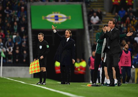 HLV Roberto Mancini nói gì về trận hòa Bắc Ireland?