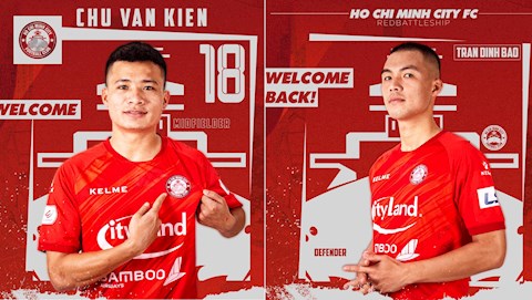 CLB TP.HCM có hai bản hợp đồng đầu tiên dưới thời HLV Trần Minh Chiến