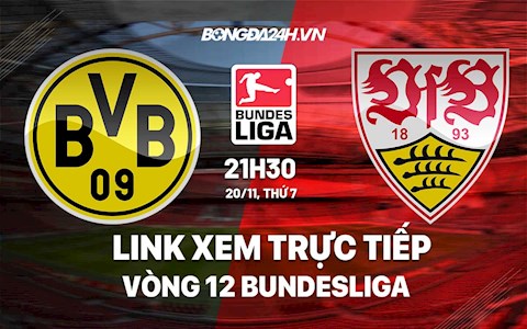 Link xem trực tiếp Dortmund vs Stuttgart vòng 12 Bundesliga 2021 ở đâu?