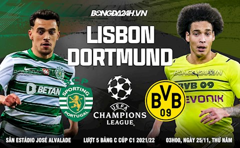 Nhận định Sporting Lisbon vs Dortmund 3h00 ngày 25/11 (Champions League 2021/22)