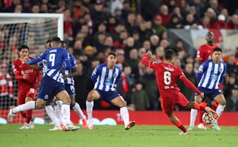 Điểm nhấn Liverpool 2-0 Porto: Thiago vẽ đường cong huyền ảo, Salah mở chuỗi ghi bàn mới