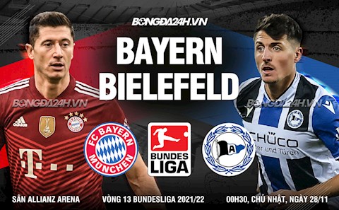 Nhận định bóng đá Bayern Munich vs Bielefeld 0h30 ngày 28/11 (Bundesliga 2021/22)