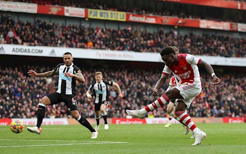 Link xem video Arsenal vs Newcastle: Pháo rền vang, Chích Chòe chìm sâu đáy bảng xếp hạng
