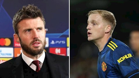 Michael Carrick nói gì về tài năng của Donny Van de Beek?