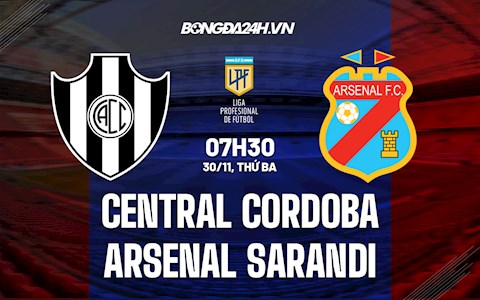 Nhận định Central Cordoba vs Arsenal Sarandi 7h30 ngày 30/11 (VĐQG Argentina 2021)