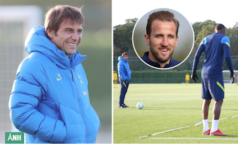Những hình ảnh đầu tiên của Antonio Conte ở sân tập của Tottenham