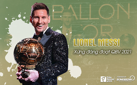 Messi xứng đáng đoạt Quả bóng vàng 2021