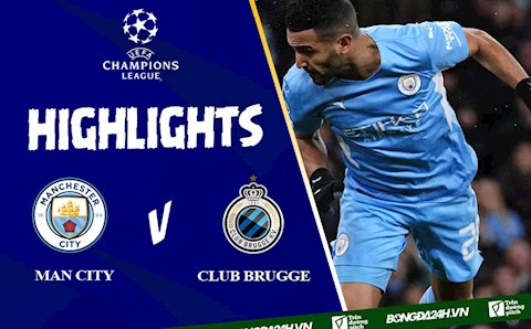 Video cúp C1 Man City vs Club Brugge: Thị uy sức mạnh