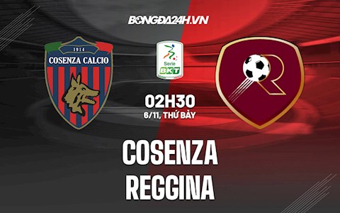 Nhận định,  Cosenza vs Reggina 2h30 ngày 6/11 (Hạng 2 Italia 2021/22)