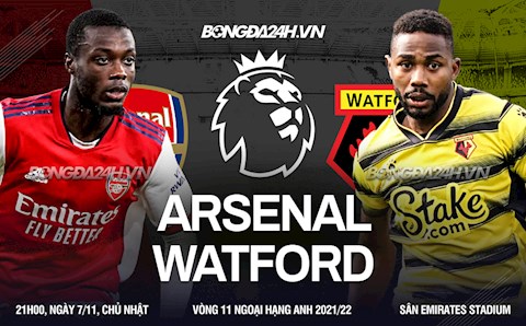 Nhận định Arsenal vs Watford (21h00 ngày 7/11): Chiến thắng trong tầm tay