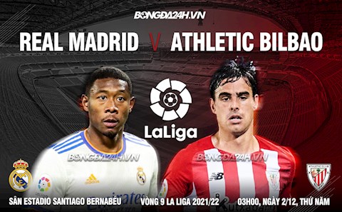 Nhận định Real Madrid vs Bilbao (03h00 ngày 2/12): Tiếp đà chiến thắng