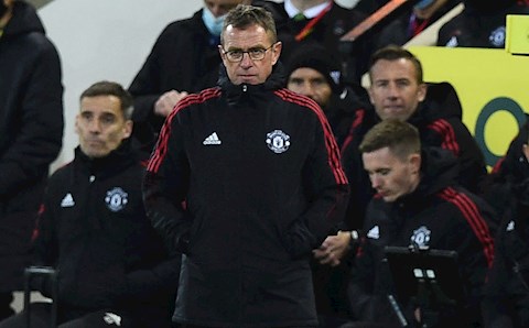 HLV Rangnick chỉ ra vấn đề của MU sau trận thắng hú vía Norwich