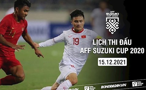 Lịch thi đấu Việt Nam vs Indonesia hôm nay 15/12 - LTD AFF Cup 2020