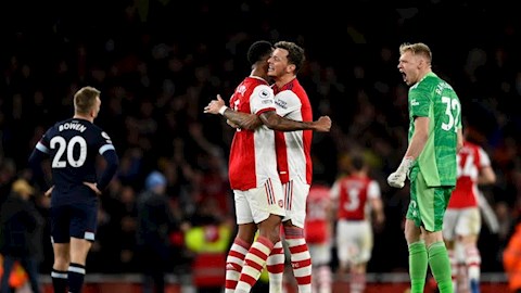Những con số ấn tượng sau trận Arsenal 2-0 West Ham