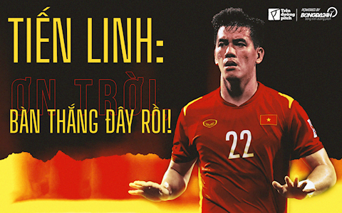 Tiến Linh: Ơn trời, bàn thắng đây rồi!