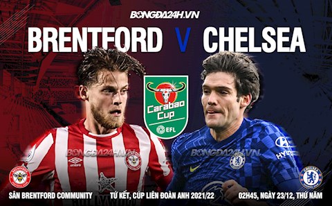 Vượt qua Brentford trong gian khó, Chelsea lọt vào bán kết League Cup