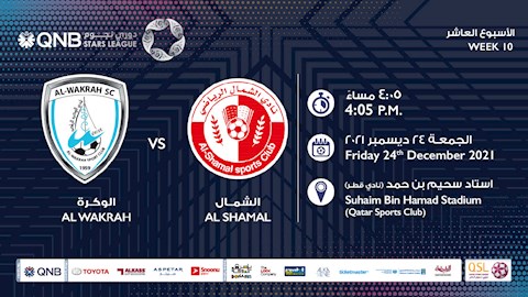 Nhận định, dự đoán Al Wakra vs Al Shamal 20h05 ngày 24/12 (VĐQG Qatar 2021/22)