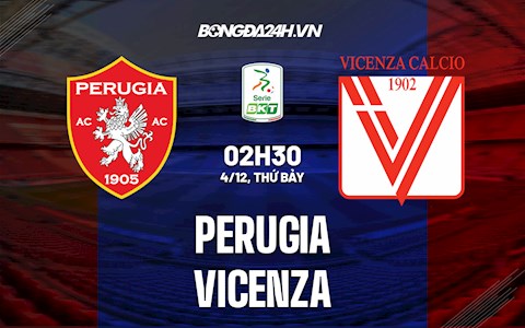 Nhận định,  Perugia vs Vicenza 2h30 ngày 4/12 (Hạng 2 Italia 2021/22)