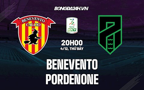 Nhận định, dự đoán Benevento vs Pordenone 20h00 ngày 4/12 (Hạng 2 Italia 2021/22)