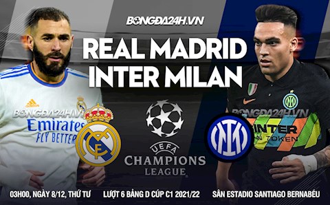 Nhận định Real Madrid vs Inter Milan (3h00 ngày 8/12): Ấn định ngôi đầu bảng