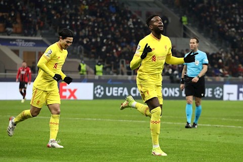 Những con số ấn tượng sau trận AC Milan 1-2 Liverpool