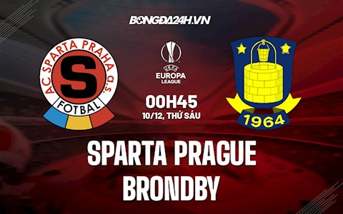 Nhận định Sparta Prague vs Brondby 0h45 ngày 10/12 (Europa League 2021/22)