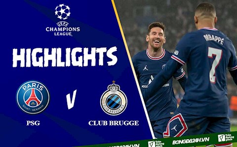 Video cúp C1 PSG vs Club Brugge : Song tấu MM nhảy múa