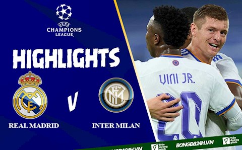 Video cúp C1 Real Madrid vs Inter Milan: Bản lĩnh đội bóng Hoàng Gia
