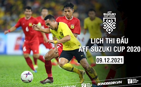 Lịch thi đấu AFF Suzuki Cup 2020 hôm nay 9/12 mấy giờ đá? chiếu kênh nào?