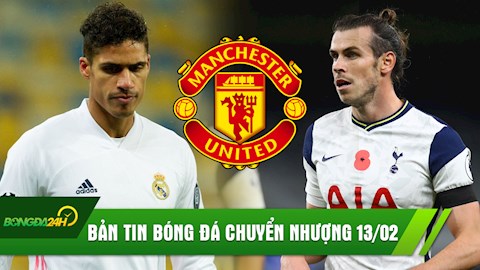 TIN BÓNG ĐÁ CHUYỂN NHƯỢNG 13/02: MU vung tiền tấn mua Varane; Bale cầu cứu Mourinho