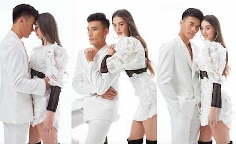 Bạn gái thủ môn Bùi Tiến Dũng khoe ảnh ngọt ngào trong ngày 14/2