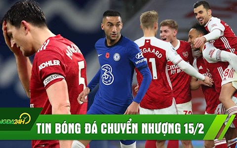 TIN BÓNG ĐÁ CHUYỂN NHƯỢNG 15/2: Sao bự muốn rời Chelsea; MU hòa nhạt; Arsenal dứt mạch thua