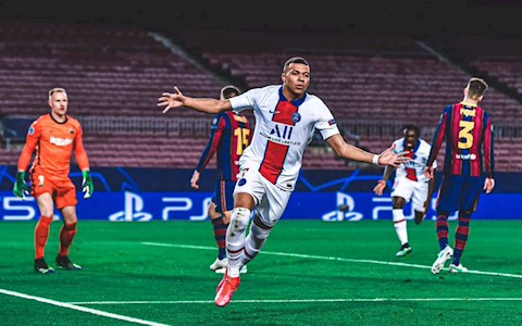 Kết quả C1 Barca vs PSG: Mbappe làm lu mờ Messi