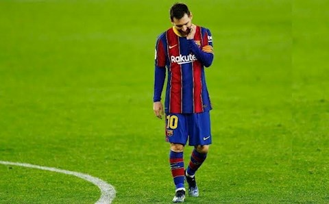 Lionel Messi và những hình ảnh đáng thương ở thảm bại trước PSG