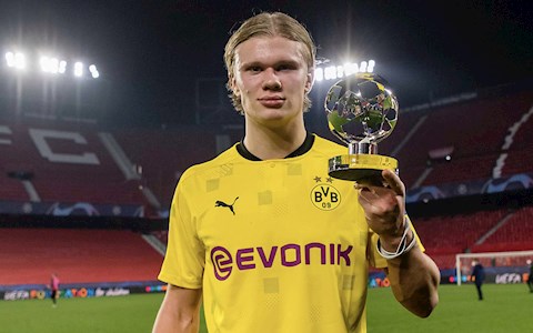 Kết quả cúp C1 Sevilla vs Dortmund: Lại là Erling Haaland !