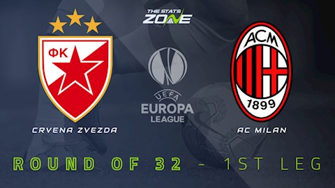 Nhận định bóng đá Crvena Zvezda vs AC Milan 0h55 ngày 19/2 (Europa League 2020/21)