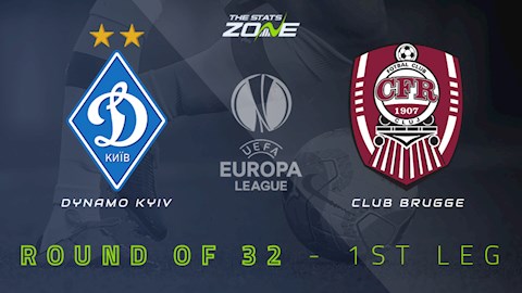 Nhận định bóng đá Dinamo Kiev vs Club Brugge 22h00 ngày 18/2 (Europa League 2020/21)