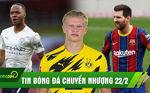 TIN BÓNG ĐÁ CHUYỂN NHƯỢNG 22/2: Haaland đến MU; Man City băng băng về đích; Barca đánh rơi 3 điểm