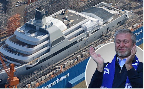 Chiêm ngưỡng siêu du thuyền 430 triệu bảng của Roman Abramovich