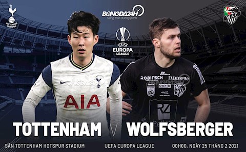 Nhận định bóng đá Tottenham vs Wolfsberger 0h00 ngày 25/2 (Europa League 2020/21)