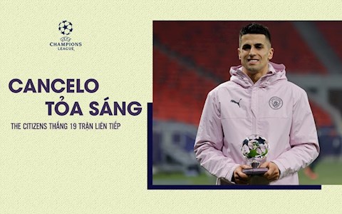 Gladbach 0-2 Man City: Cancelo tỏa sáng, The Citizens thắng 19 trận liên tiếp