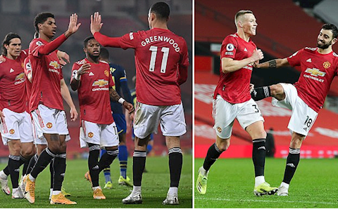 Những điểm nhấn sau chiến thắng kỷ lục của MU trước Southampton